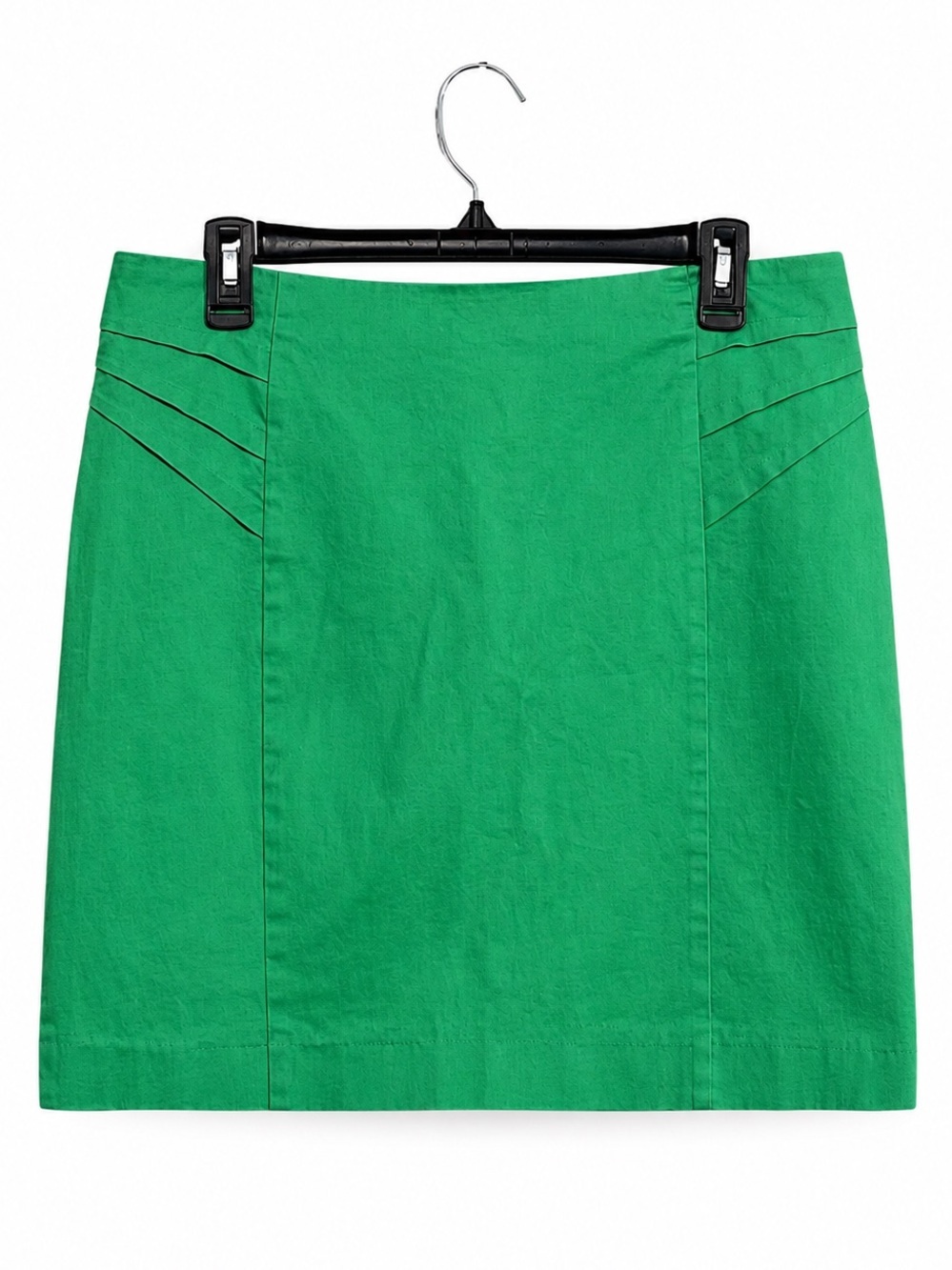 New York & Company Green Pencil Skirt 10 Stretch Career Office Workwear
